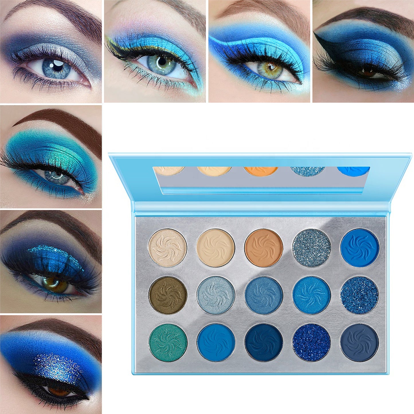 15 Highly Pigmented Eyeshadow Palette