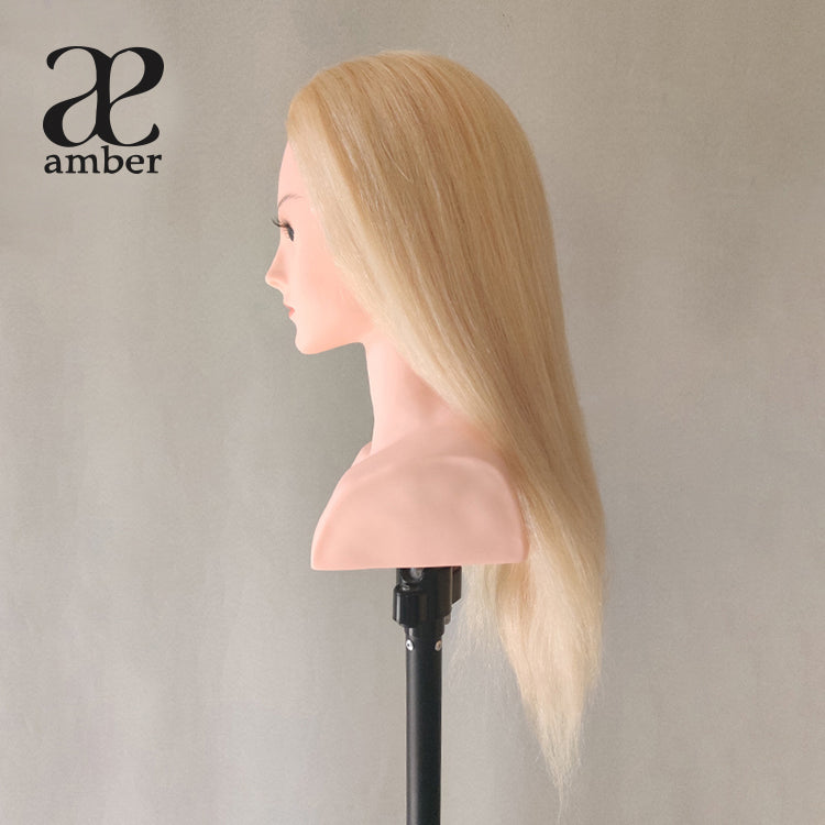 Mannequin Head Hair 100% Real Hair With Shoulders